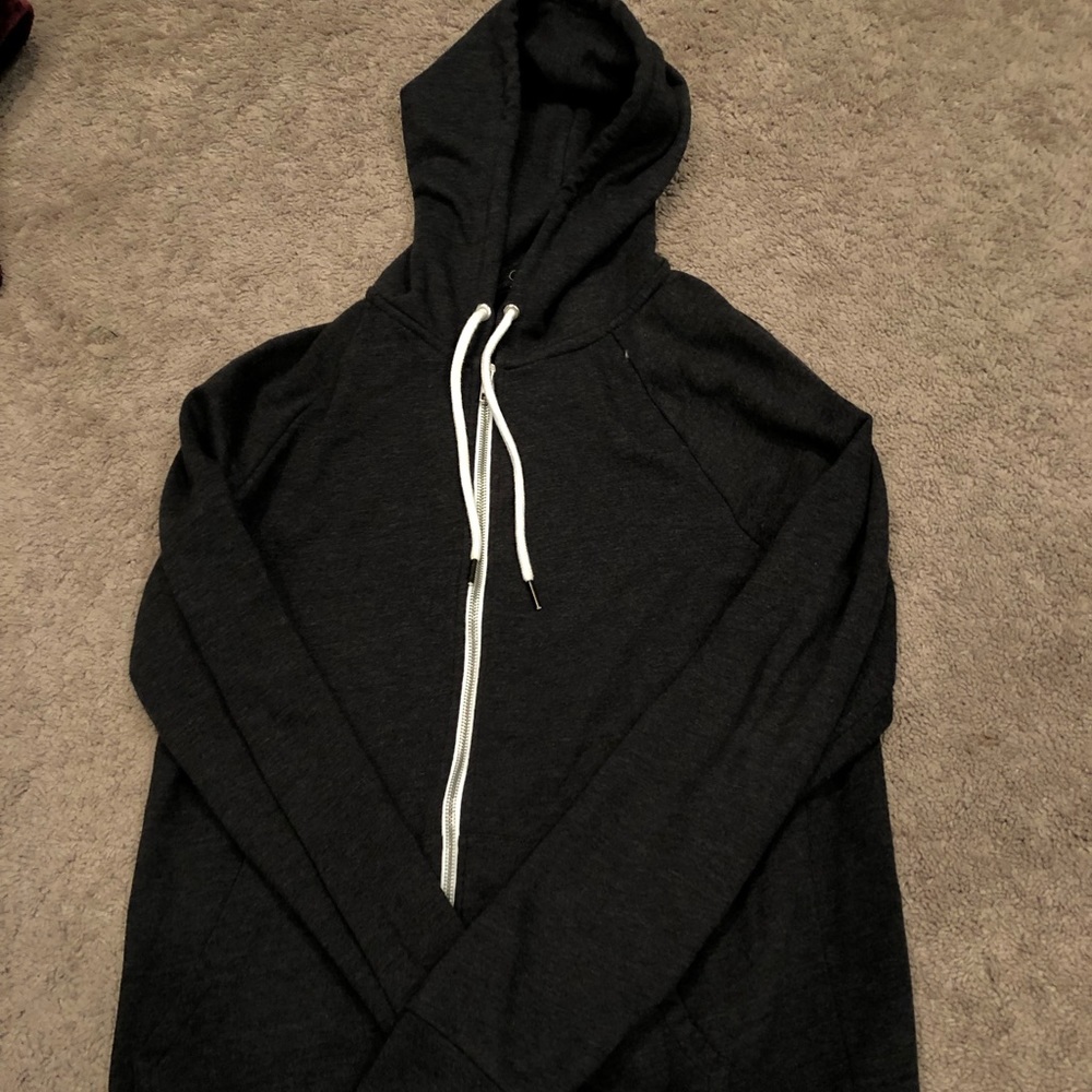 Charcoal Zip Up Hoodie